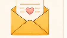 Ícone de envelope com acesso ao material